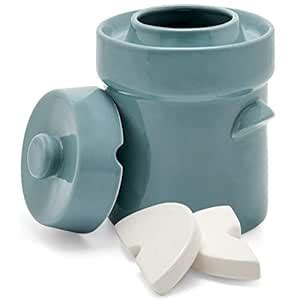 Buy Zetilli Fermentation Crock Jar Sauerkraut Crock -For Onggi Kimchi ...