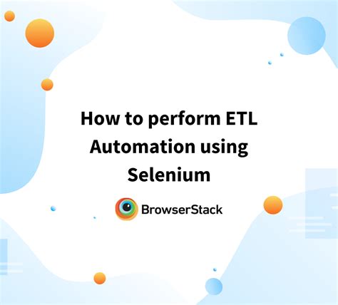 Image result for Python Selenium for ETL Testing