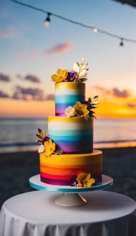 Image result for Fondant Sunset Cake Tutorial