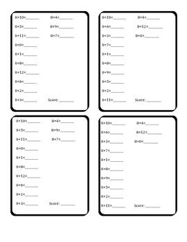 Image result for Addition Number Speed Test