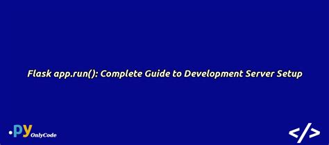 Setup Python Flask Server 的图像结果