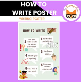 How to Write Poster Writing 的图像结果