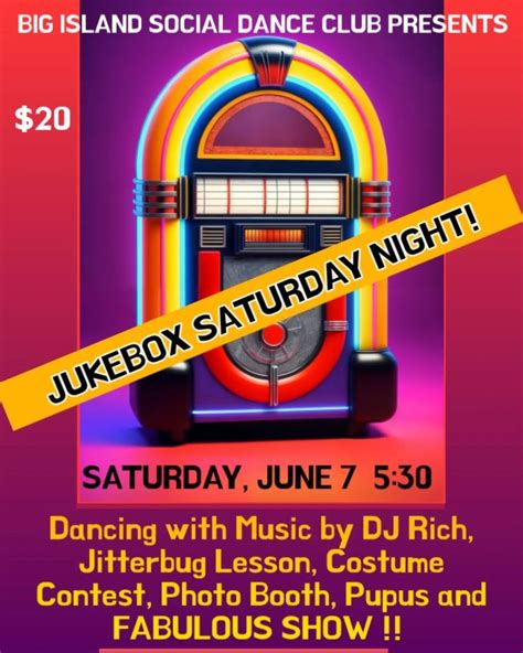Jukebox Dance Party, 74-5583 Luhia st A-1, Kailua-Kona, HI, United ...