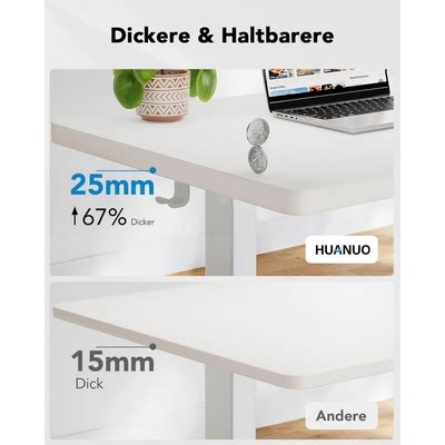huanuo height-adjustable desk 160 x 80 cm 25 mm India | Ubuy