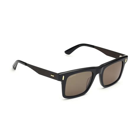 Buy Calvin Klein Black Lens Wayfarer Sunglass Full Rim Black Frame (51 ...