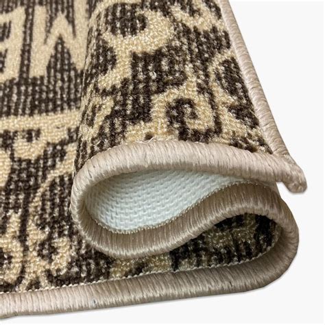 Buy Spaces Small Size Unwinders Brown Printed Nylon Doormat - 38X57Cm ...