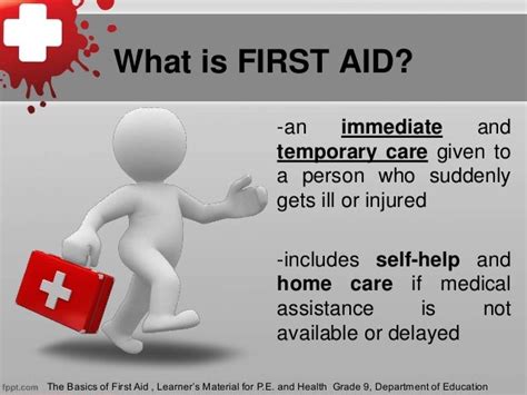 Image result for Define First Aid