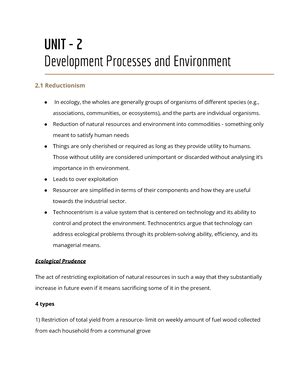 SOC541C UNIT - 1 - Summaries of reading materials and lecture notes for ...