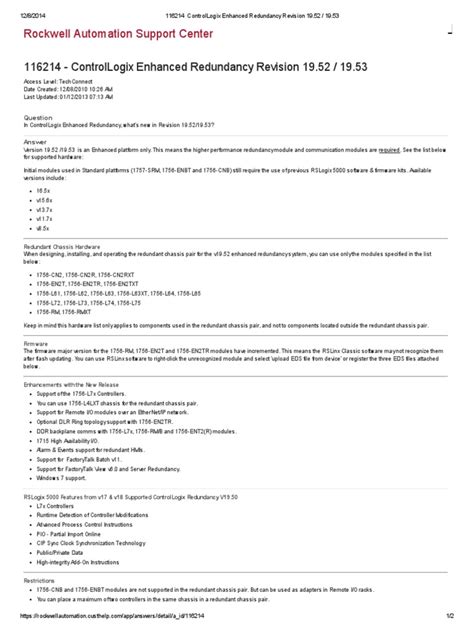 Image result for ControlLogix Redundancy Examples