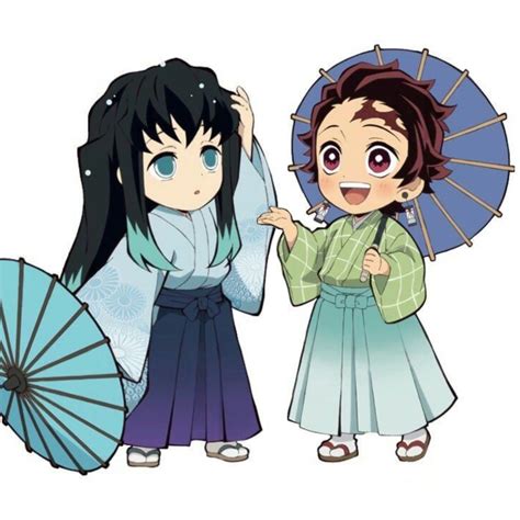 Tanjiro and muichiro chibi | Carini