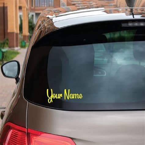 ISEE 360® Your Name Customized Personalized Vinyl Decal Die Cut Car ...