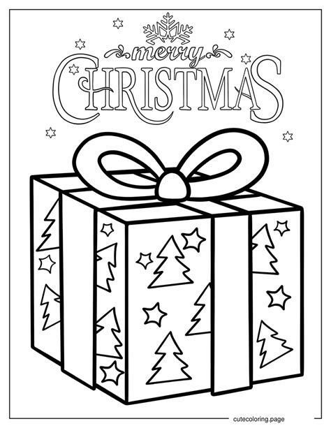 Christmas Present Coloring Pages(20+ free printable coloring pages ...