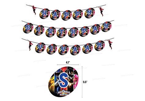 Power Rangers Theme Hanging | Party Supplies India Online
