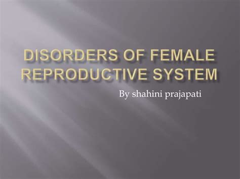 Image result for Female Reproductive System Disorders