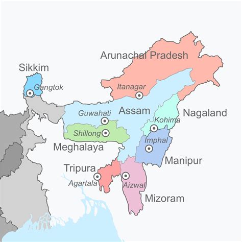 Northeast India States