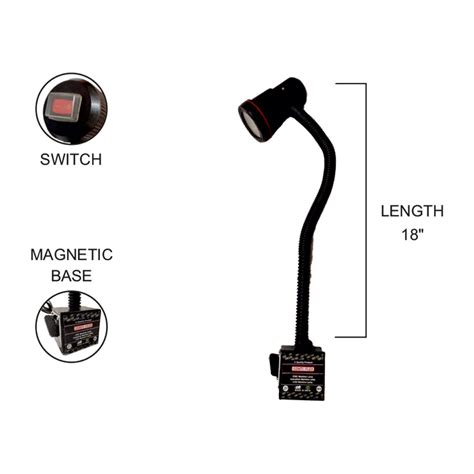 Flexible Machine Lamps | CNC Machine Lamps | Flexible Shaft Grinders ...