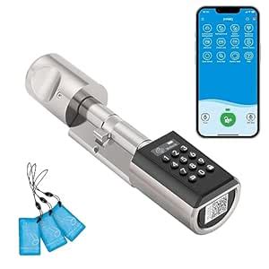 WELOCK Smart Door Lock Cylinder Electronic Locks Passcode and Bluetooth ...