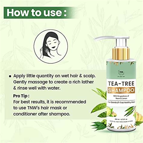 Buy TNW-THE NATURAL WASH TEA TREE SHAMPOO WITH NEEM & LEMON | DANDRUFF ...