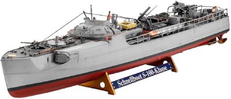 Buy Revell Germany Schnellboot S-100 & Flak 38 Model Kit Online at ...