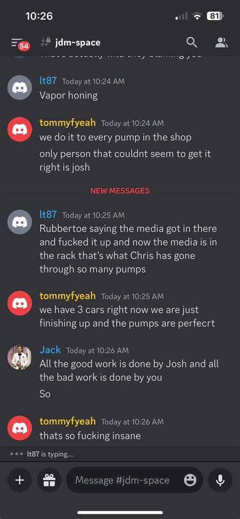 Live leak from Tommy’s discord : r/HaggardGarage