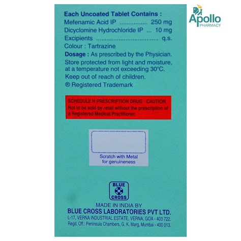 Meftal-Spas Tablet 10's Price, Uses, Side Effects, Composition - Apollo ...