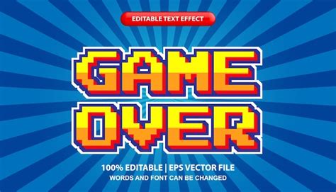 Image result for Game Over Text