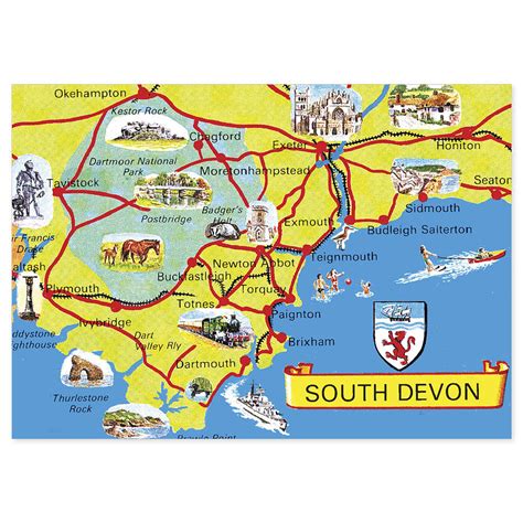 Image result for South Devon Map