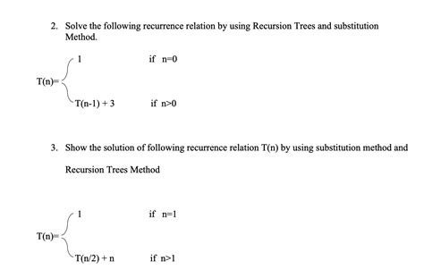 Substitution Method Recurrence 的图像结果