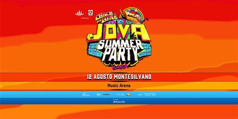 Jova Summer Party • Montesilvano @ Music Arena 12/08, Music Arena - Via ...