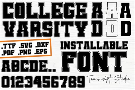 Ab College Outline Font by TonisArtStudio · Creative Fabrica