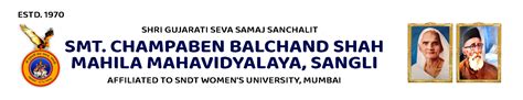 AQAR – SMT. CHAMPABEN BALCHAND SHAH MAHILA MAHAVIDYALAYA