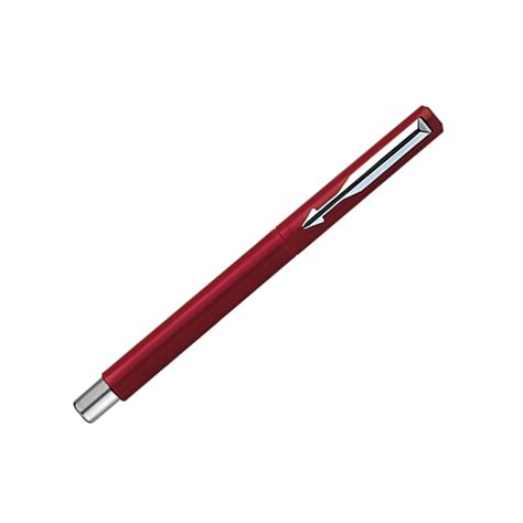PARKER VECTOR STANDARD ROLLER BALL PEN WITH SS TRIM( RED BODY COLOR ...