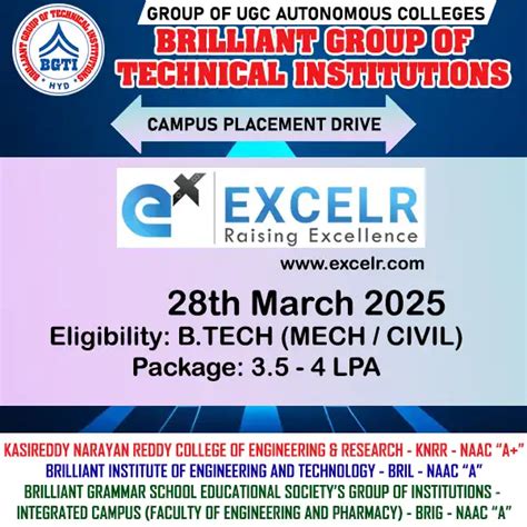 WELCOME TO BRILLIANT GROUP OF TECHNICAL INSTITUTIONS - BGTI - TOP GROUP ...