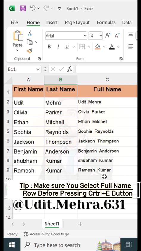Excel Flash Fill Formula 的图像结果