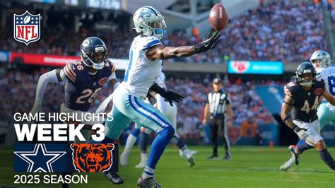 Dallas Cowboys vs. Chicago Bears Game Highlights | NFL 2025 Season Week ...