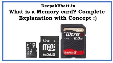 Image result for Memory Card Basics