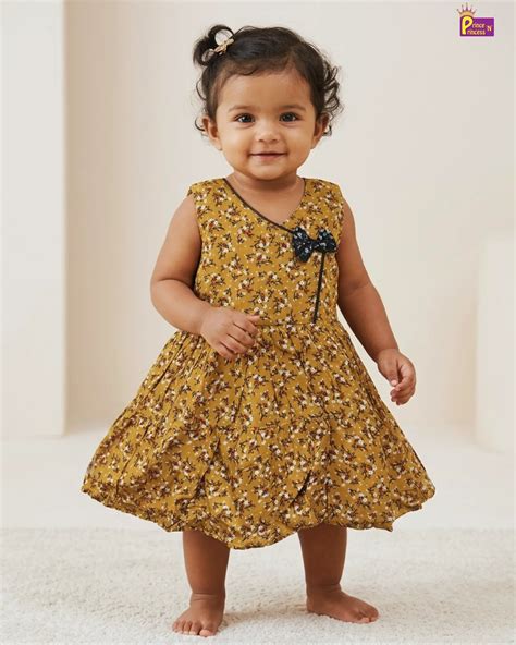 Kids Traditional Mustard Pattu Pavadai - Stylish Outfit – Prince N Princess