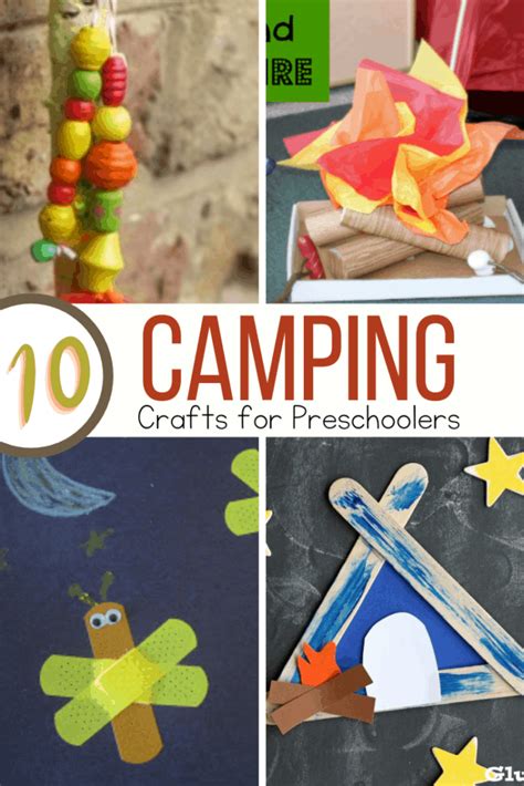 Kids Camping Crafts 的图像结果