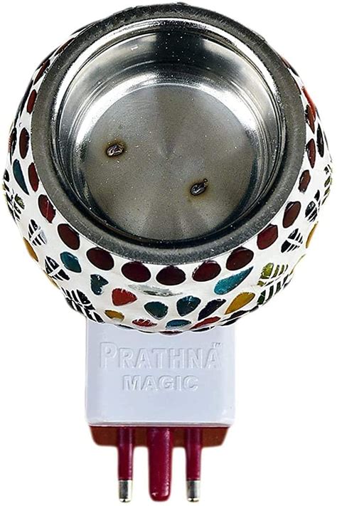 LAMANSH® Kapoor Dani Electrical Camphor Diffuser. Glass Kapoor Dani ...