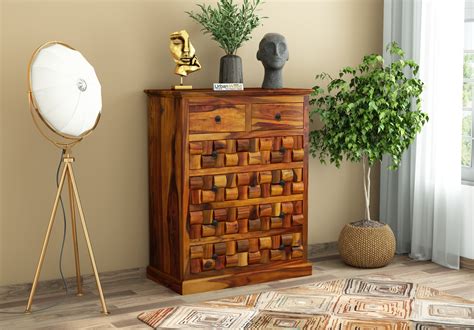 Buy Hover Chest of Drawers ( Honey Finish ) Online in India | UrbanWood