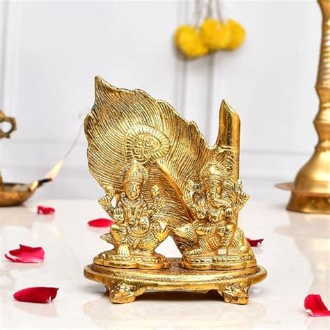 Buy CraftVatika laxmi Lakshmi Ganesh Ganesha Statue Murti for Gift ...