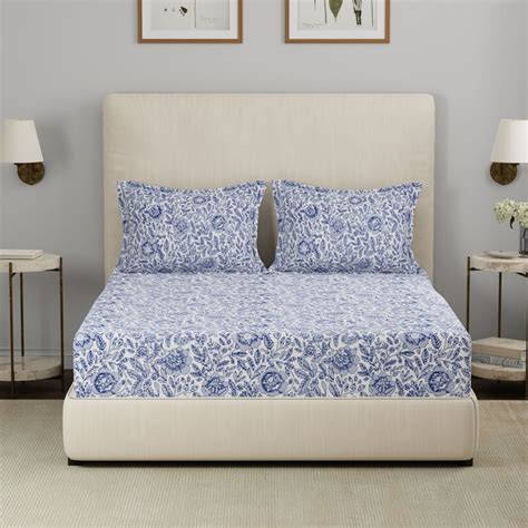 Buy MASPAR Hermosa Eclectic Garden Cotton Printed 3Pcs Super King ...