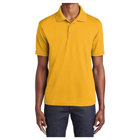 Yellow Rooster Men's PosiCharge RacerMesh Polo Shirts Gold M - Walmart.com