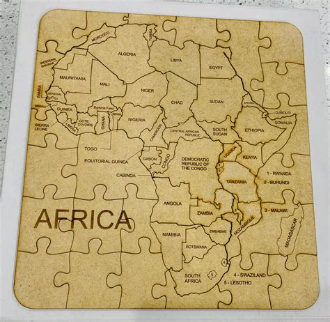 Map Of Africa Puzzle