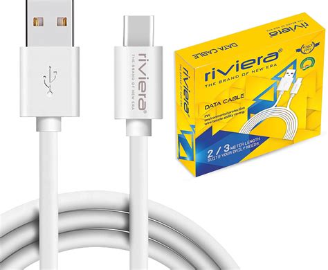 riviera THE BRAND OF NEW ERA Usb To Type C Pvc Data Sync Cable,Tough ...