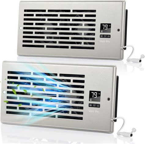 Howeall Super Quiet Register Booster Fan 4" x 12" - Intelligent ...