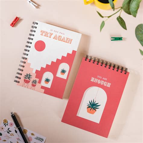Printed Hardbound Planner And Notepad Set Online - Premium Notebook ...
