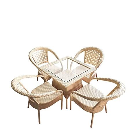 Bhairav Store D-8 Patio Indoor Outdoor Furniture Garden Patio 4 Seating ...