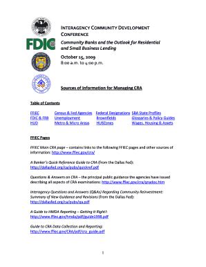 Fillable Online minneapolisfed Sources of Information for Managing CRA ...