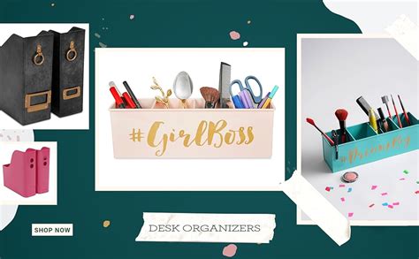 Elan Metal Desk Organizer | Stylish Quoted desk organizer for office ...